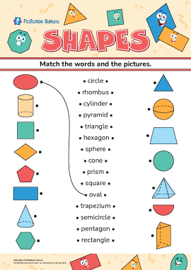 Shapes (Фігури): вивчаємо геометричні фігури англійською