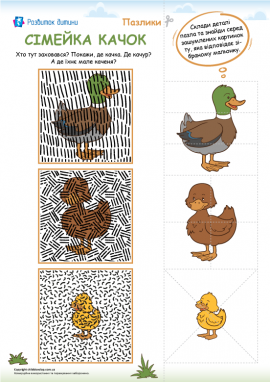 Качина родина: зашумлені пазли для найменших