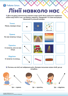Досліджуємо види ліній