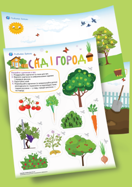 Городні та садові рослини: сортування