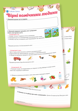 Вірні помічники людини: вивчаємо органи чуття