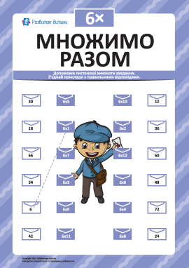Множимо разом на 6: учимо таблицю множення