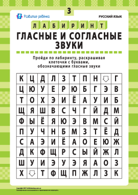 Голосні та приголосні звуки № 3 (російська мова) Голосні та приголосні звуки № 3 (російська мова)