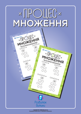Процес множення - шукаємо множники