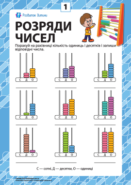 Розряди чисел: учимо клас одиниць № 1 Розряди чисел: учимо клас одиниць № 1