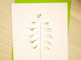 Paper Cutting: оригінальне вирізання листочків