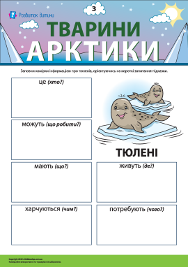 Розповідаємо про тюленів