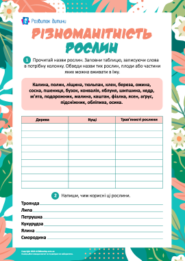 Різноманітність рослин