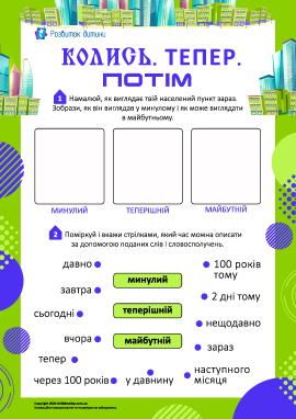 Колись. Тепер. Потім: орієнтуємося в часі Колись. Тепер. Потім: орієнтуємося в часі