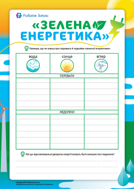 Зелена енергетика: відновлювальні джерела