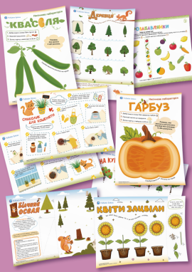 Досліджуємо рослинний світ: для дітей 3 років